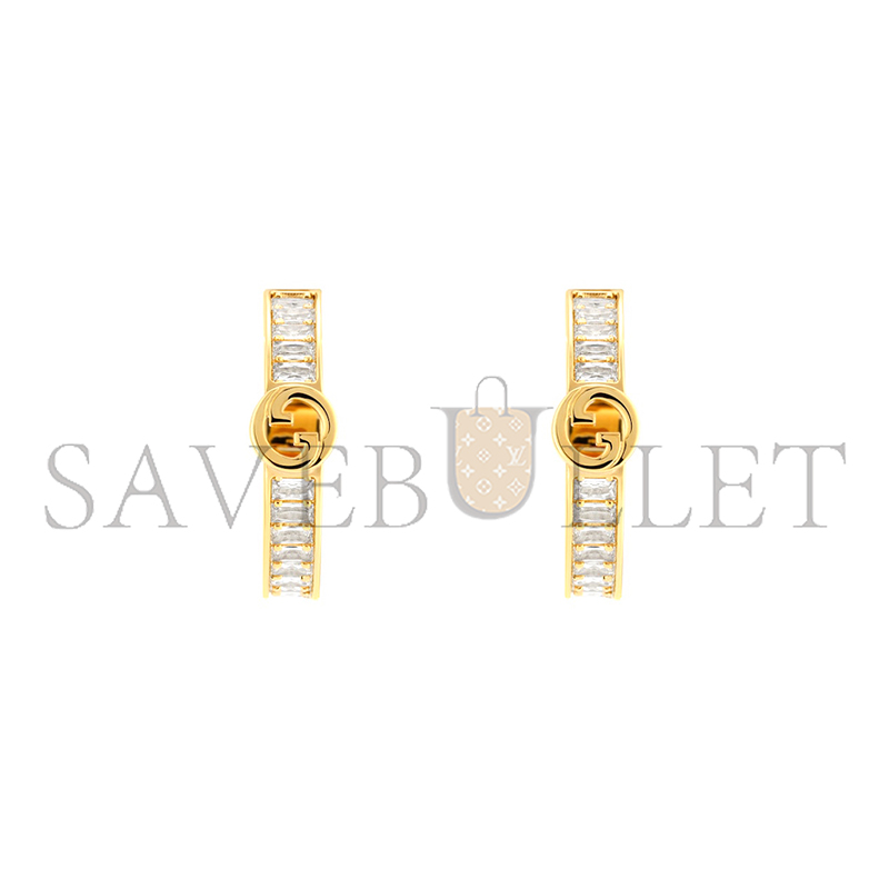 GUCCI BLONDIE CRYSTAL EARRINGS 854719